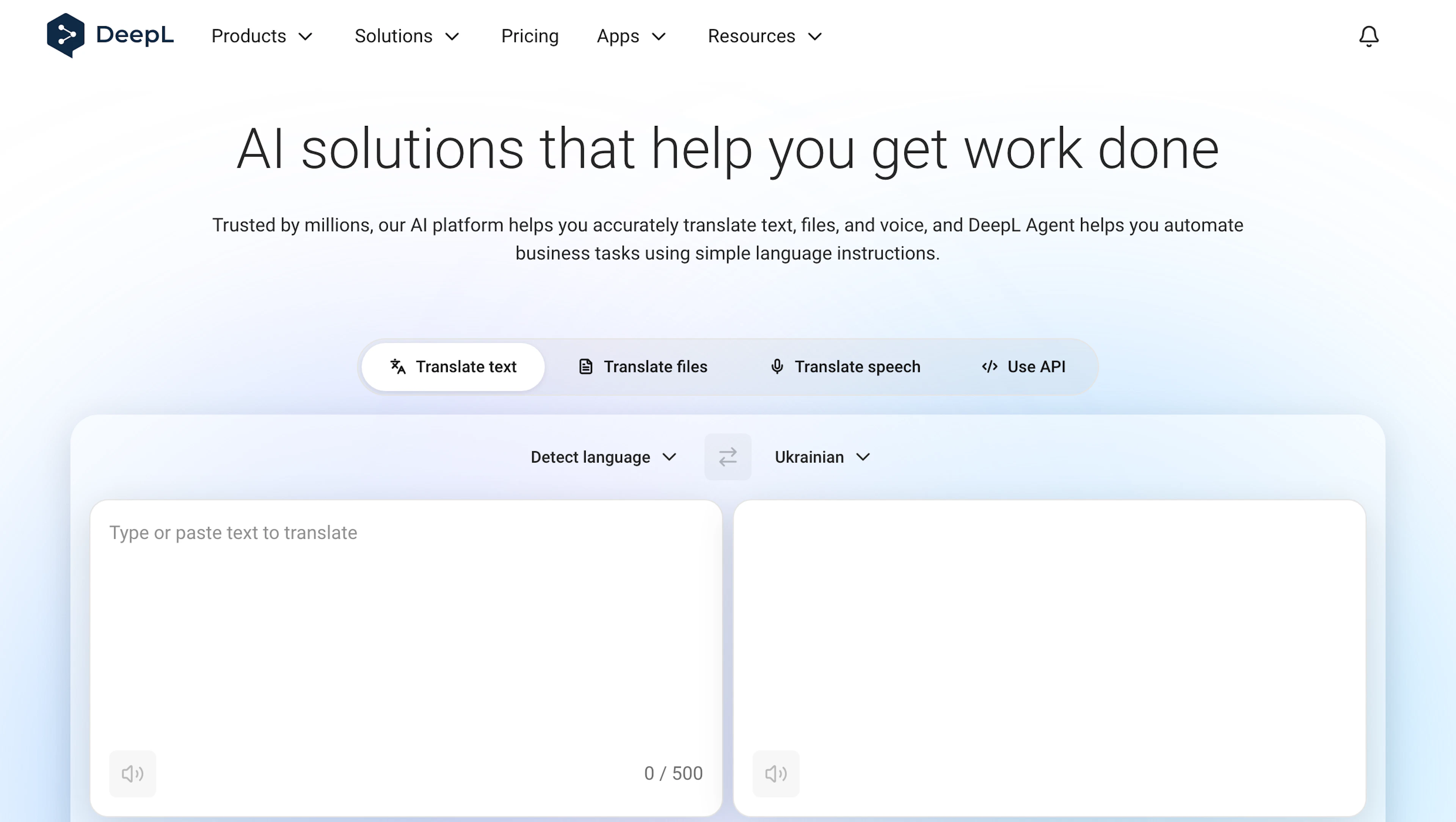 DeepL - AI Tool Features, UI & Interface Overview