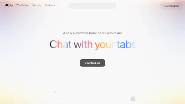 Dia Browser - AI Tool Logo & Interface