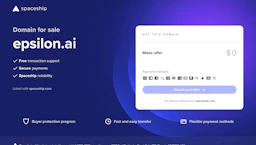 Epsilon - AI Tool Profile and Logo Preview