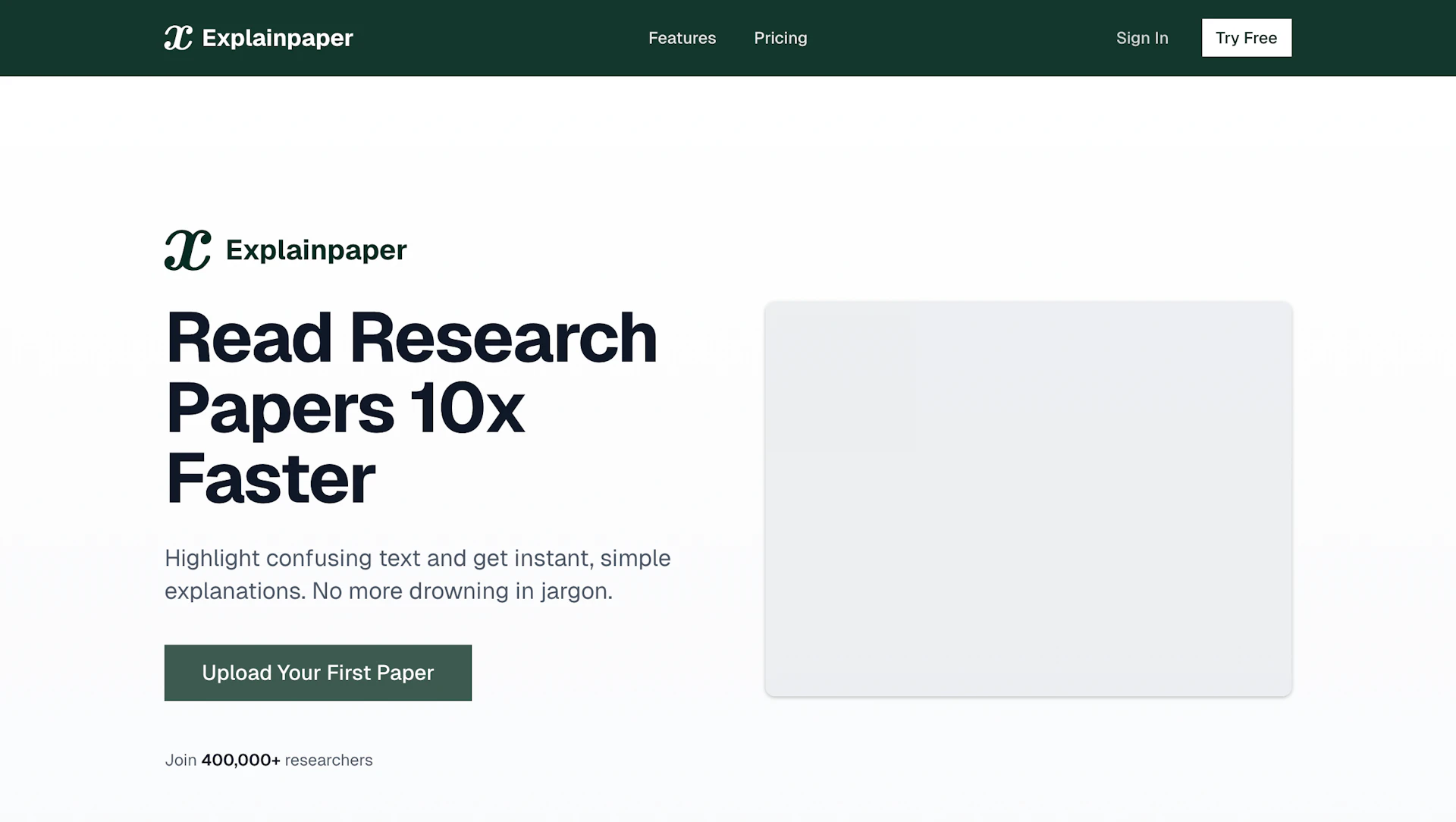 Explainpaper - AI Tool Logo & Interface Preview