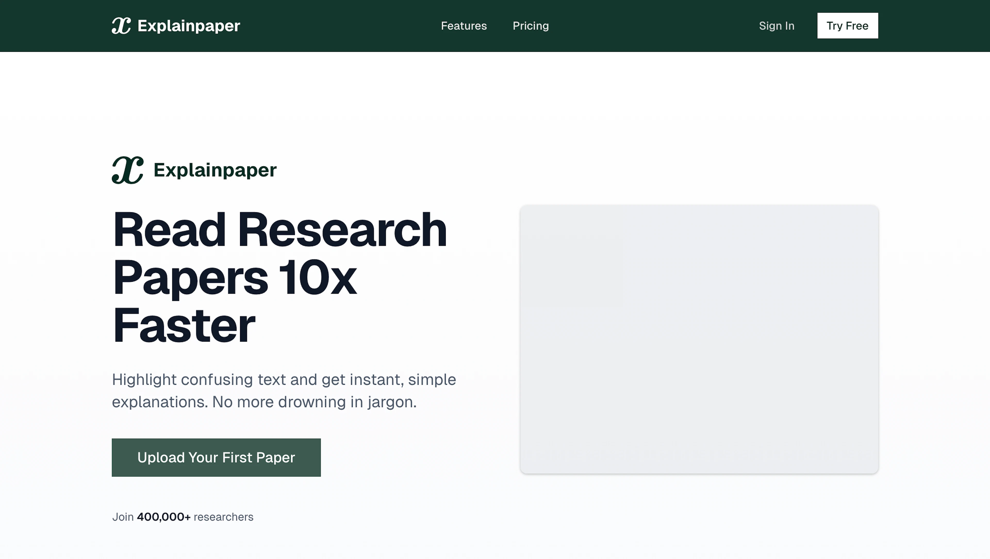 Explainpaper - AI Tool Features, UI & Interface Overview