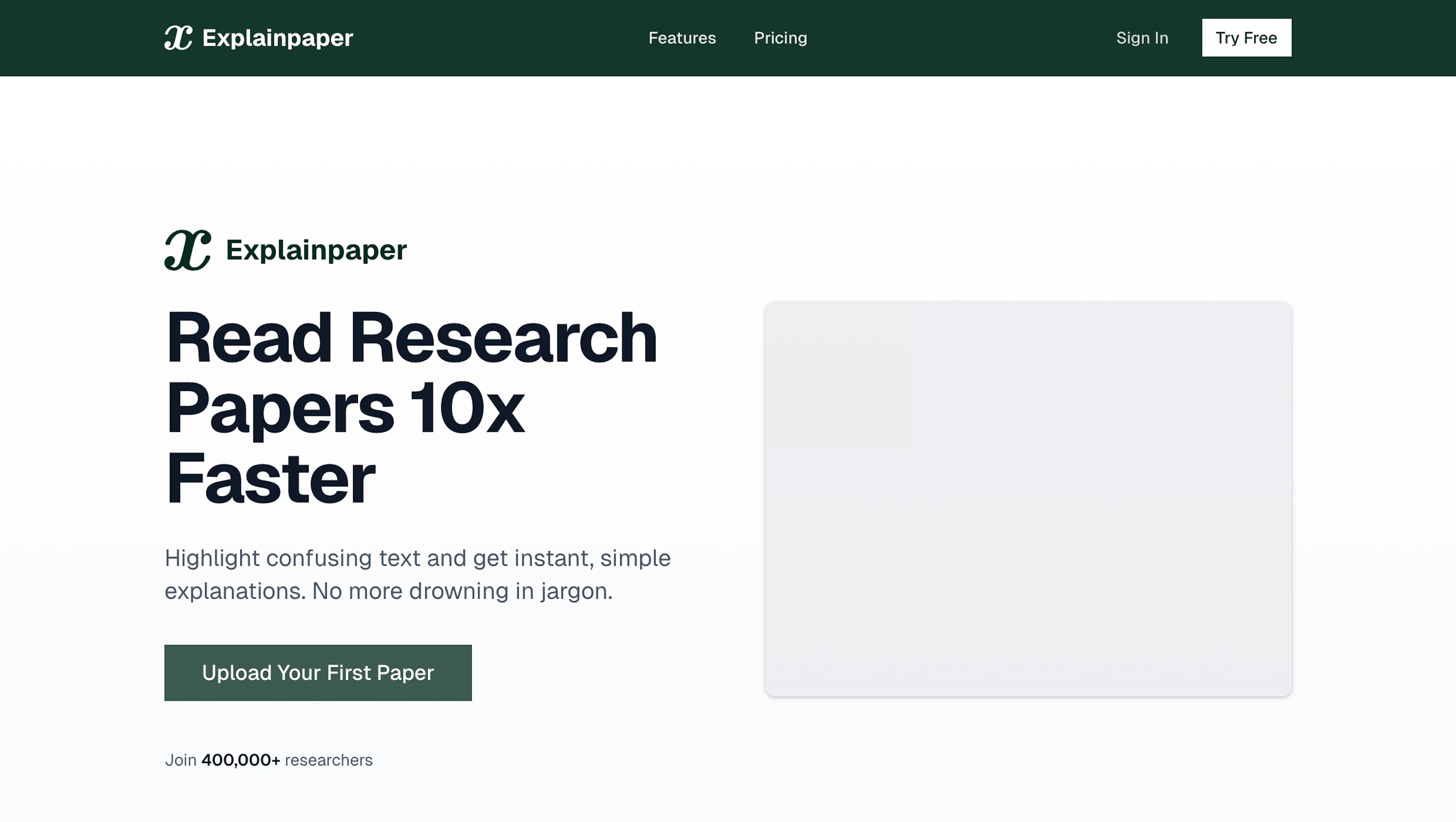 Explainpaper - AI Tool Features, UI & Interface Overview