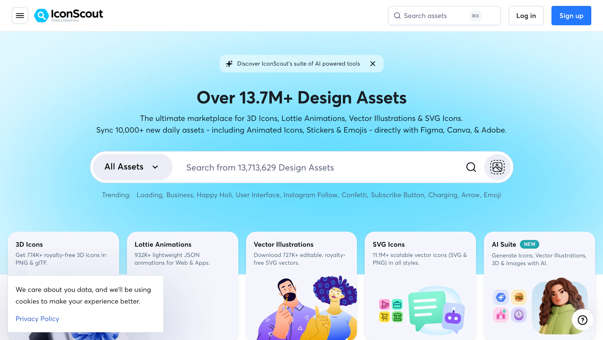 IconScout AI - AI Tool Logo & Interface Preview