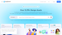 IconScout AI - AI Tool Profile and Logo Preview