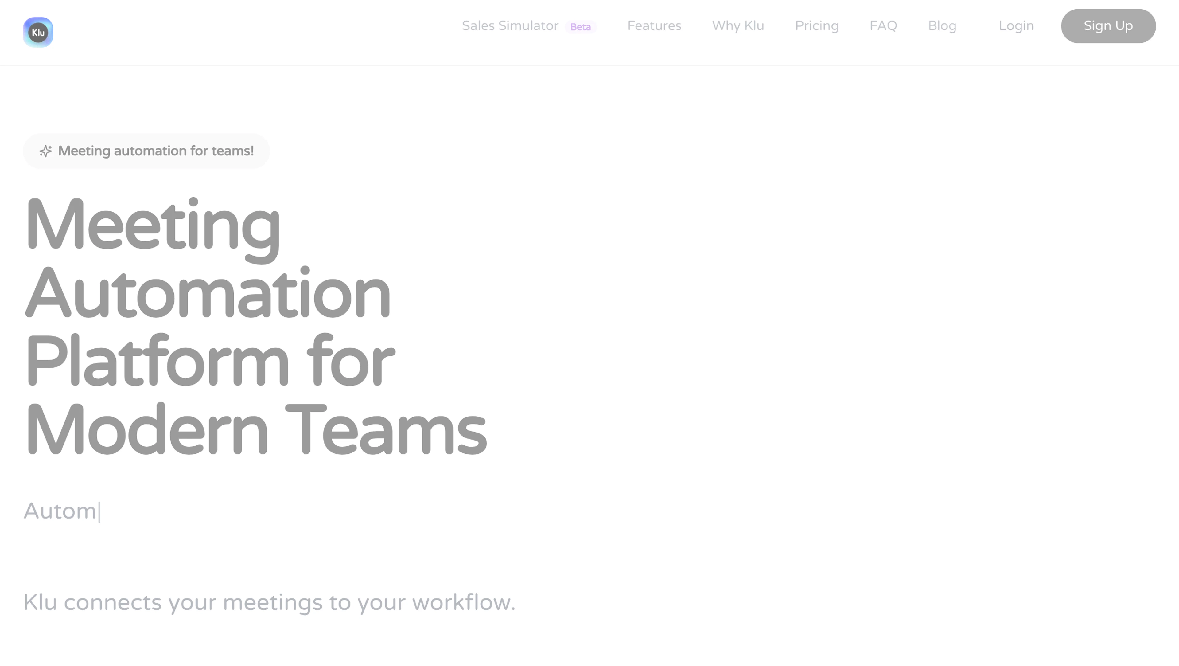 Klu - AI Tool Features, UI & Interface Overview