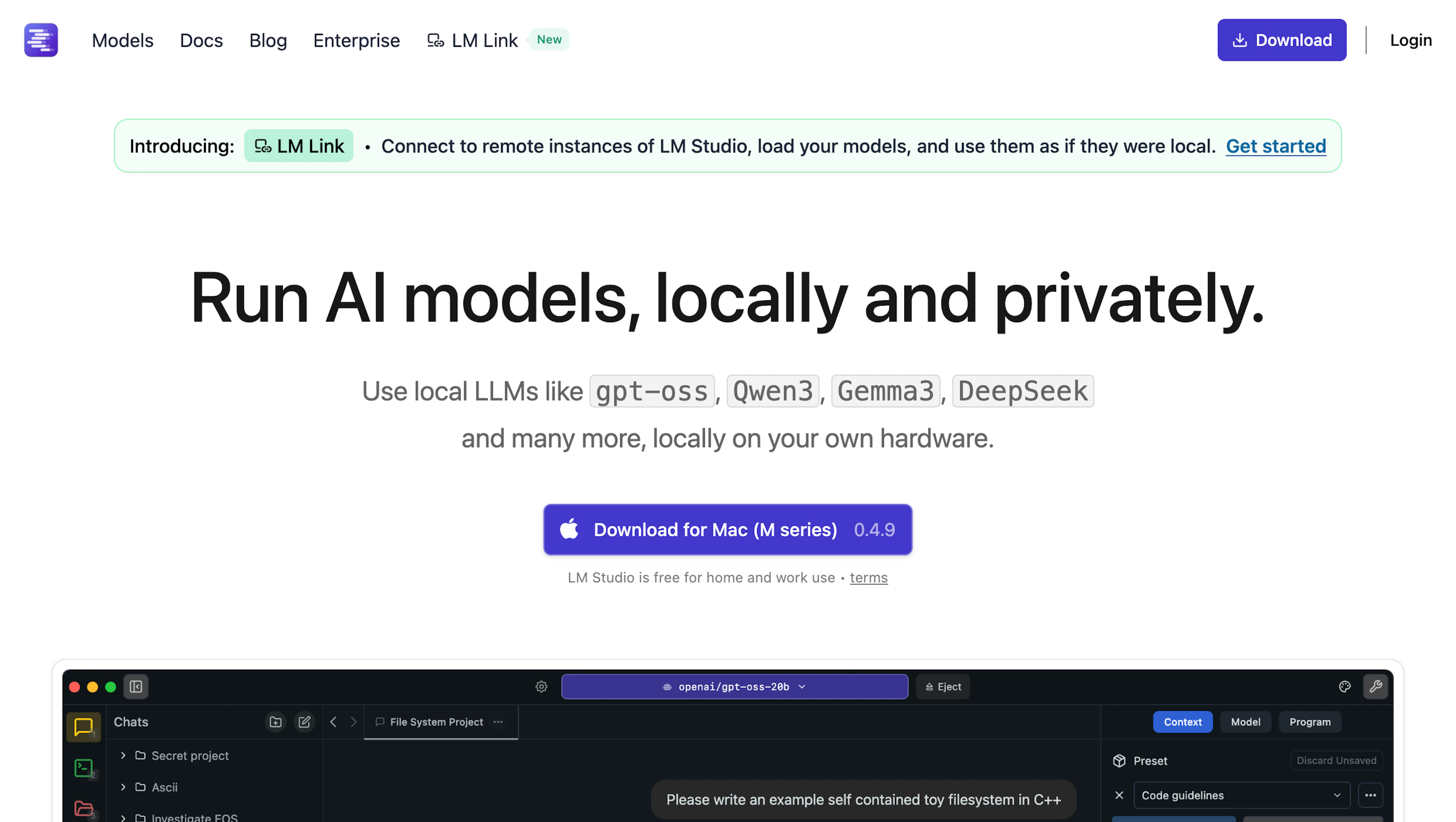 LM Studio - AI Tool Features, UI & Interface Overview