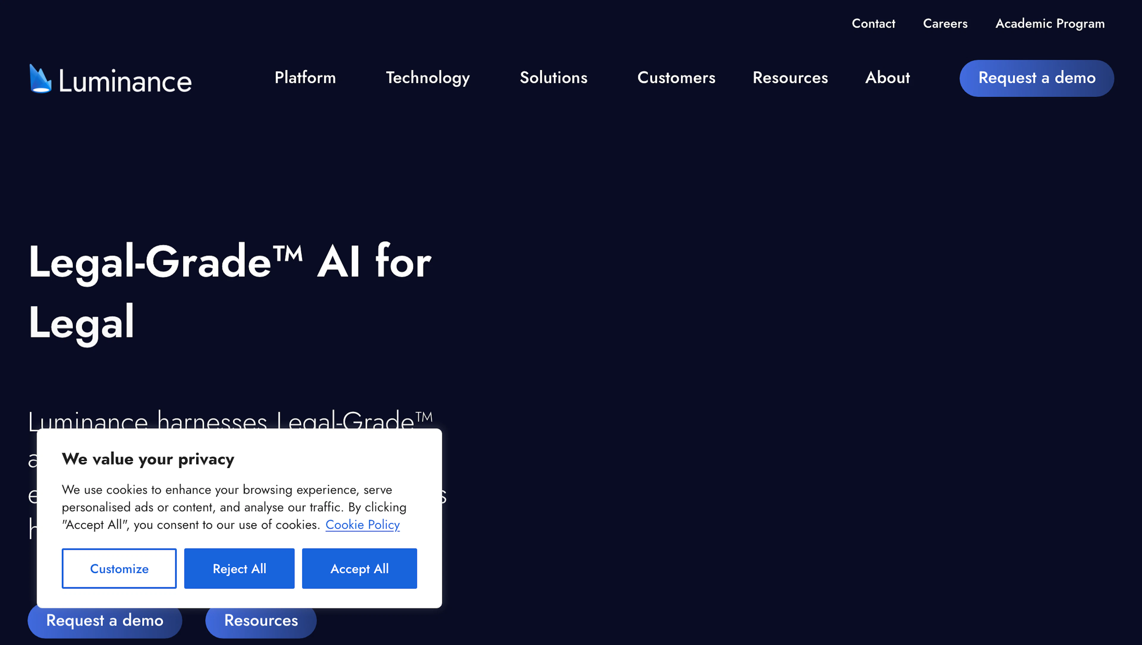 Luminance - AI Tool Features, UI & Interface Overview