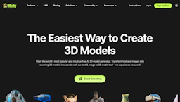 Meshy - AI Tool Profile and Logo Preview