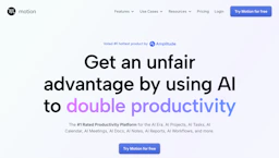 Motion - AI Tool Profile and Logo Preview