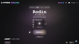 Rodin - AI Tool Profile and Logo Preview