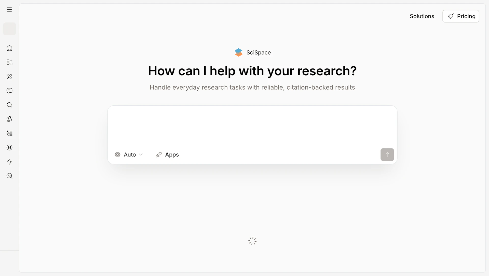 SciSpace - AI Tool Logo & Interface Preview