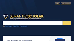 Semantic Scholar - AI Tool Profile and Logo Preview