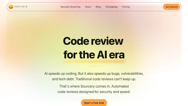 Sourcery - AI Tool Logo & Interface