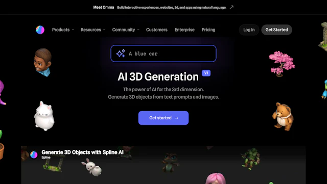 Spline AI - AI Tool Logo & Interface
