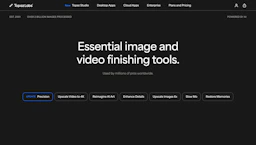 Topaz Labs - AI Tool Profile and Logo Preview
