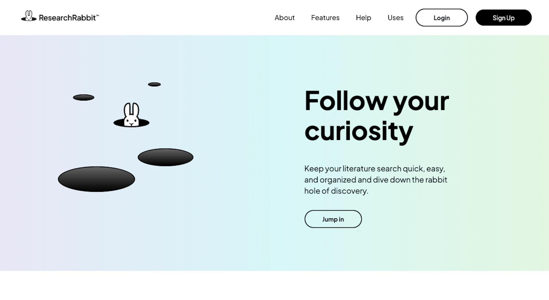 ResearchRabbit - AI Tool Logo & Interface Preview