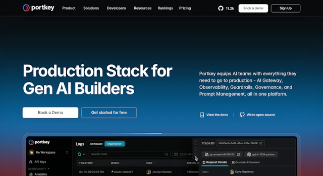 Portkey AI - AI Tool Logo & Interface