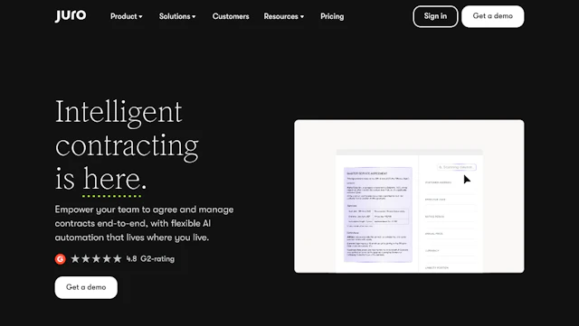 Juro - AI Tool Logo & Interface