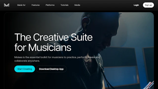 Moises AI - AI Tool Logo & Interface