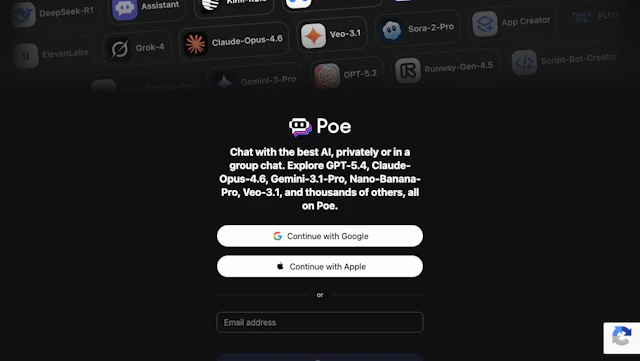 Poe - AI Tool Logo & Interface