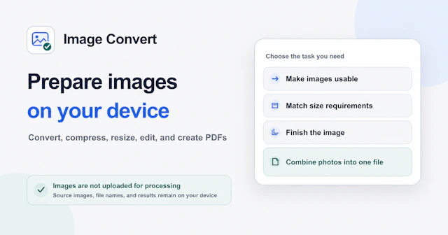 Image Convert Tools - AI Tool Logo & Interface Preview