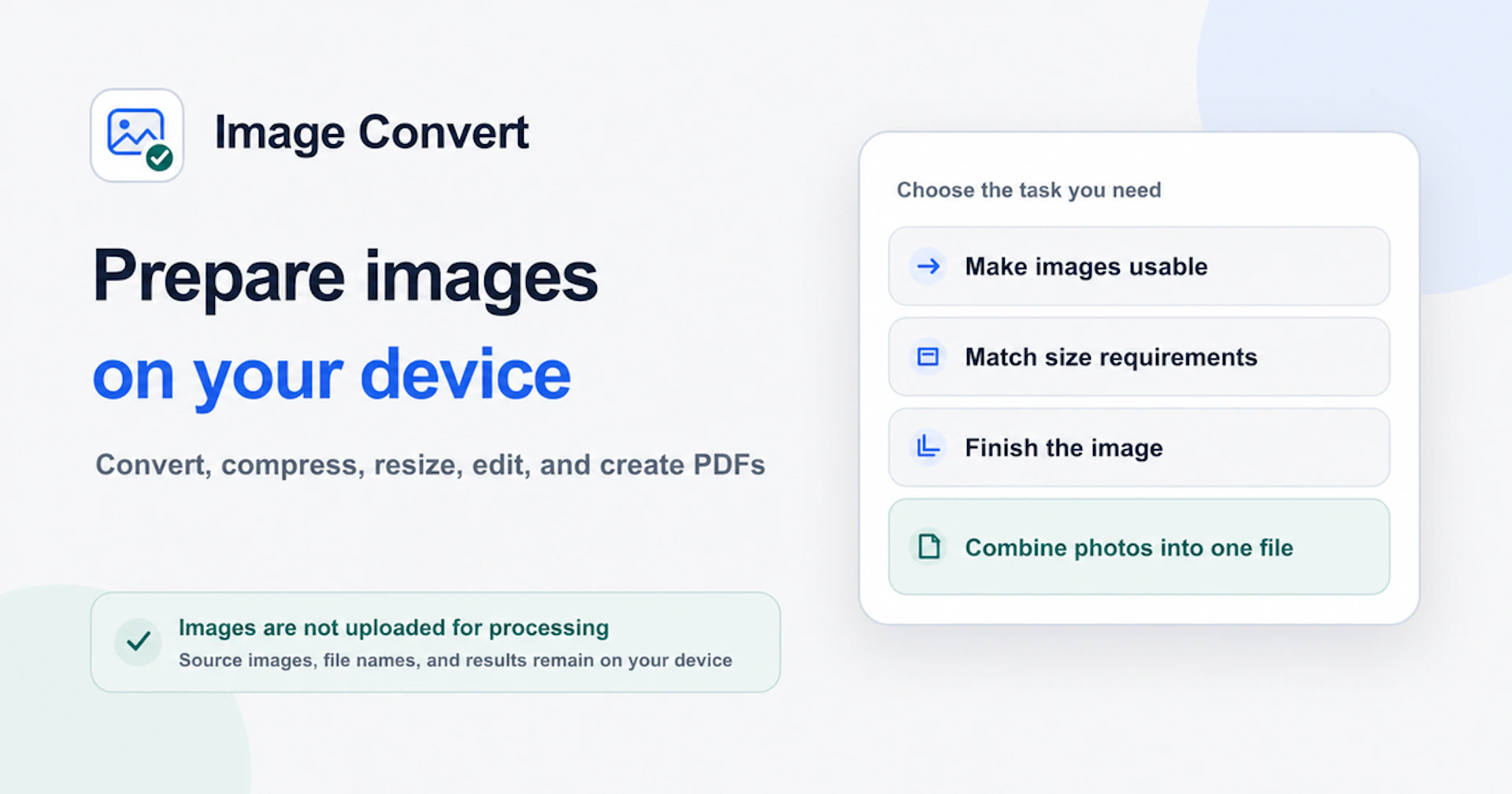 Image Convert Tools - AI Tool Features, UI & Interface Overview