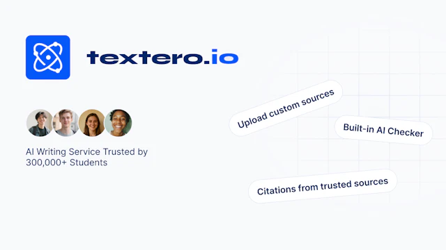 Textero AI Essay Writer - AI Tool Logo & Interface Preview
