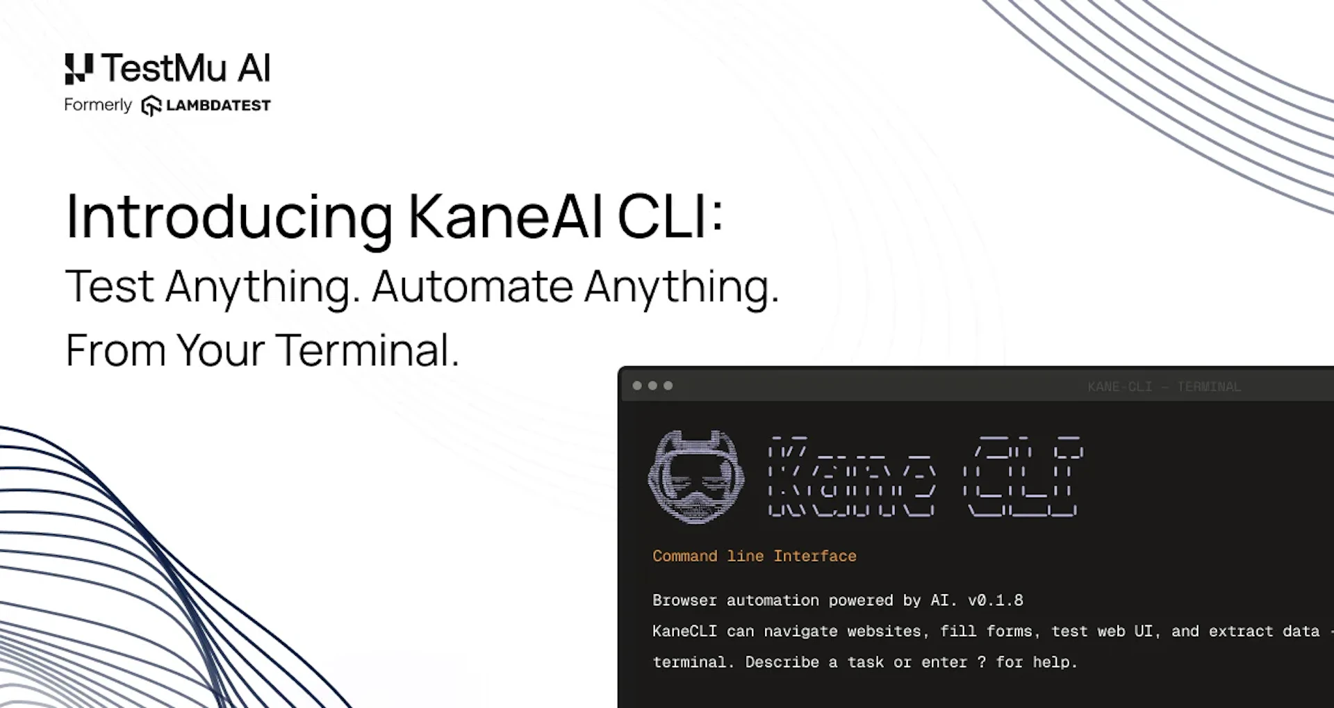 Kane CLI by TestMu AI - AI Tool Features, UI & Interface Overview