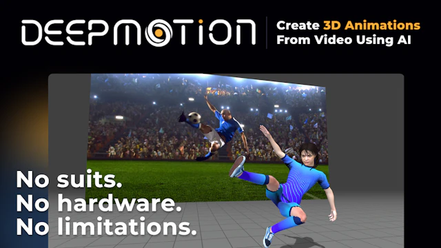 DeepMotion - AI Tool Logo & Interface Preview