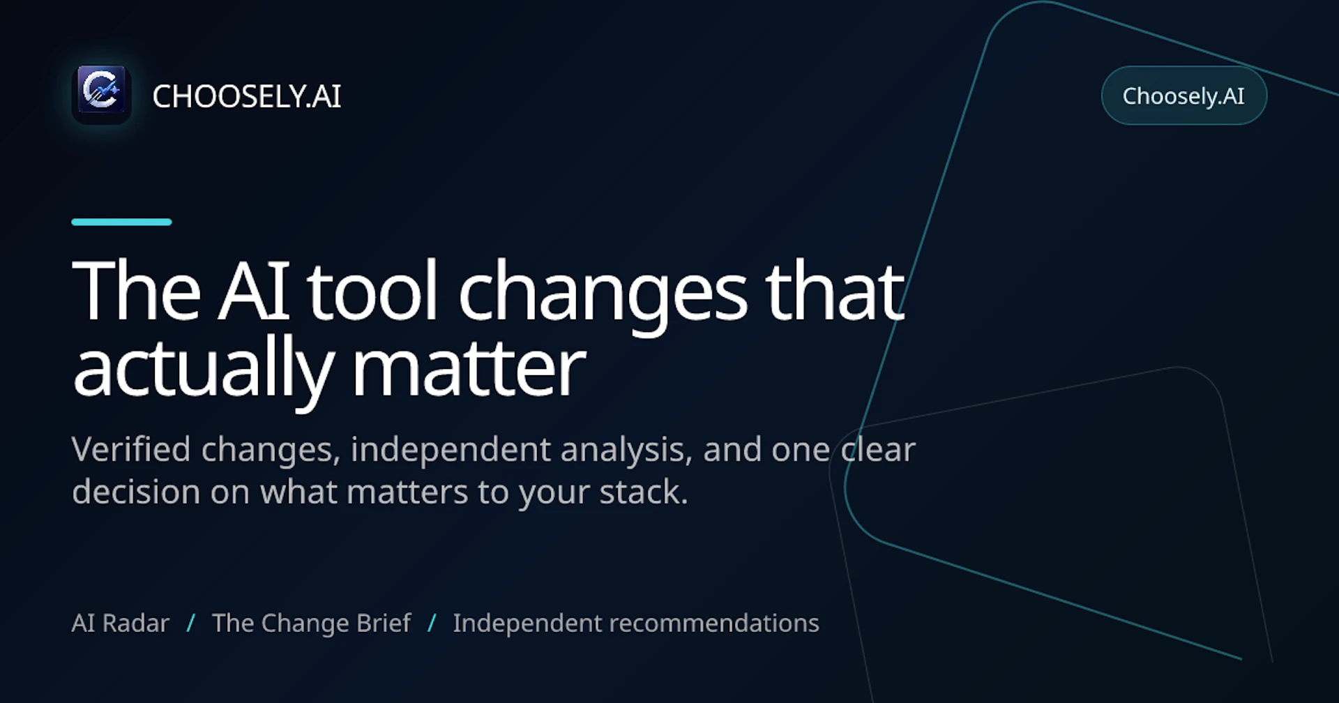 Choosely.ai - AI Tool Features, UI & Interface Overview