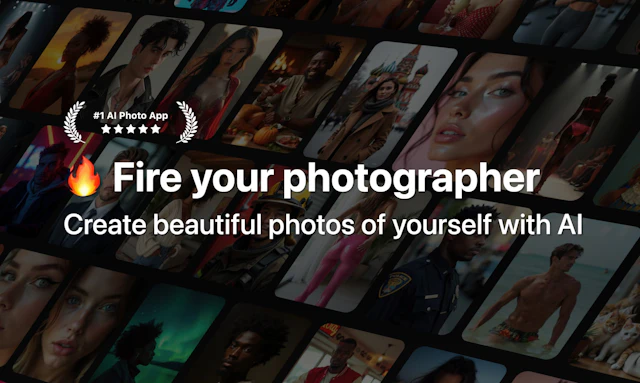 Photo AI - AI Tool Logo & Interface Preview