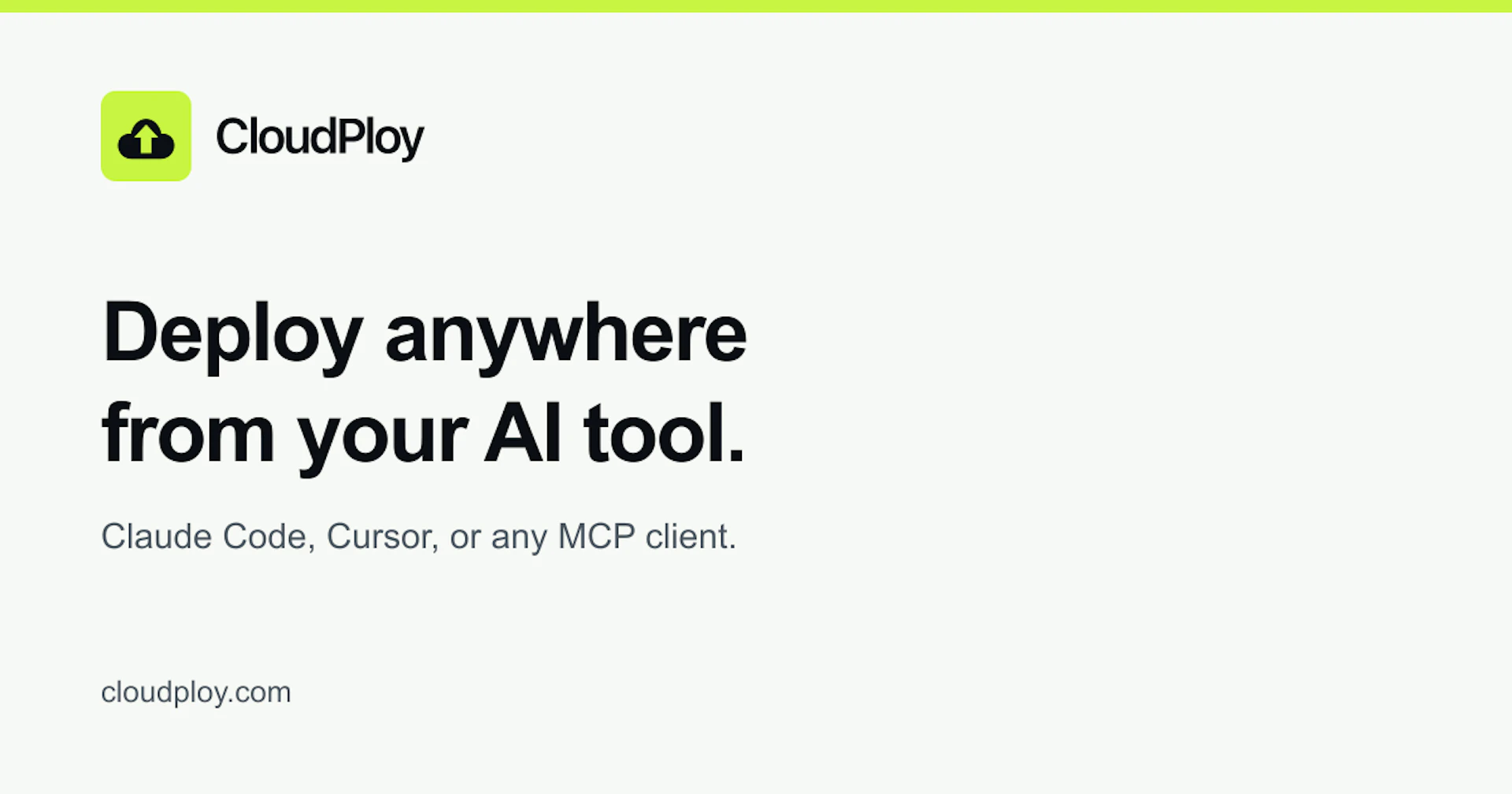 CloudPloy - AI Tool Features, UI & Interface Overview