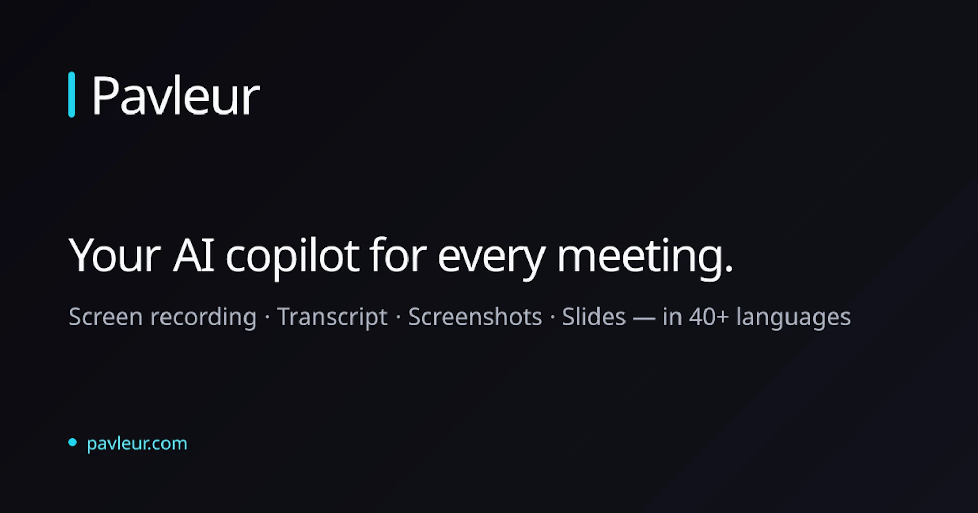 Pavleur - AI Tool Features, UI & Interface Overview