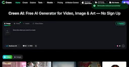 Creen AI - AI Tool Profile and Logo Preview