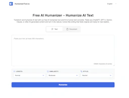 HumanizerTool - AI Tool Profile and Logo Preview