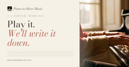 Piano to Sheet Music - AI Tool Profile and Logo Preview