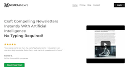 Neural Newsletters - AI Tool Profile and Logo Preview