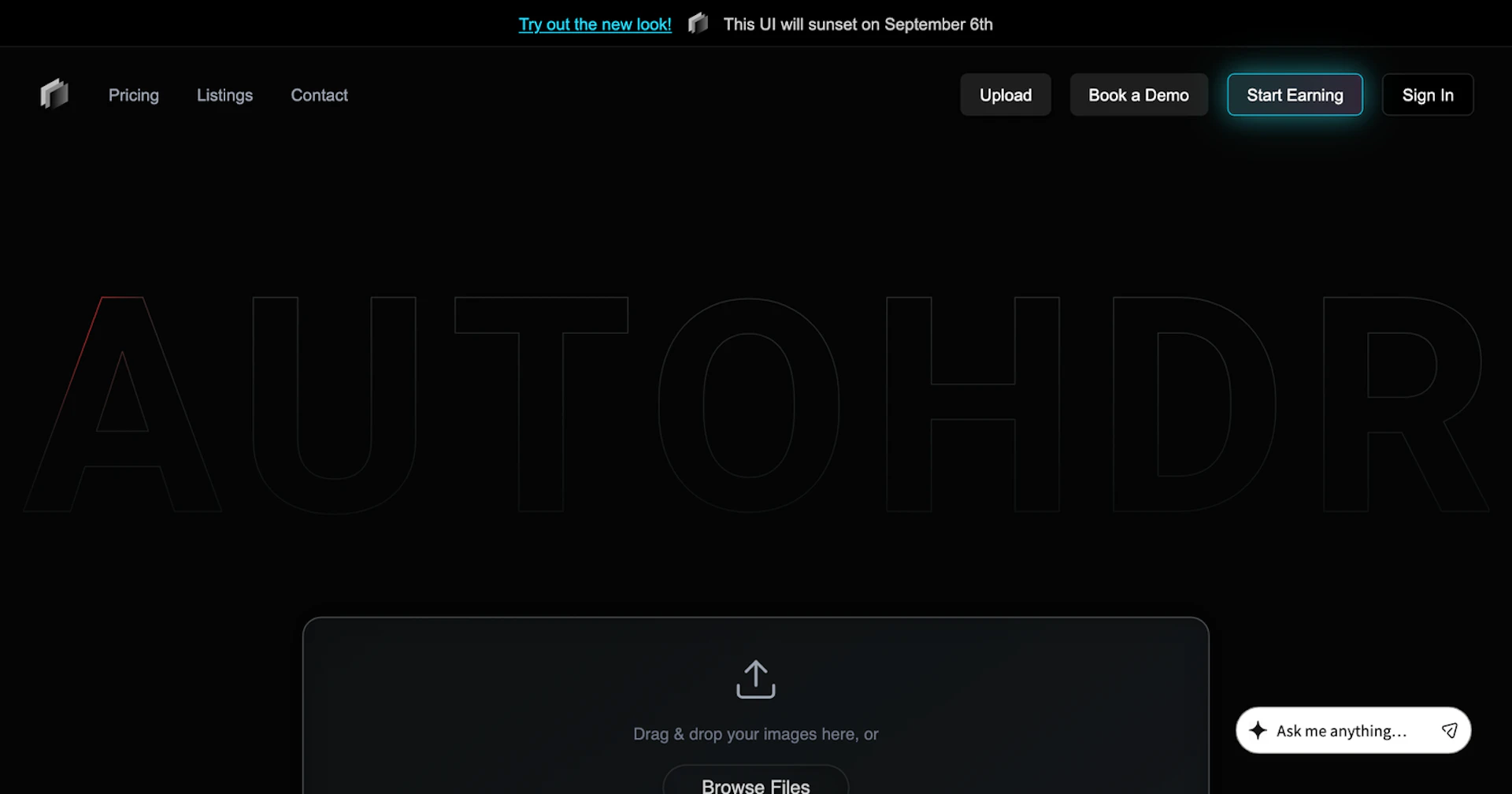 AutoHDR - AI Tool Features, UI & Interface Overview