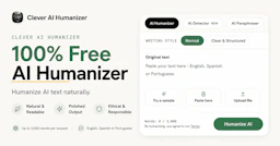 Clever AI Humanizer - AI Tool Profile and Logo Preview