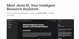 Jenni - AI Tool Profile and Logo Preview