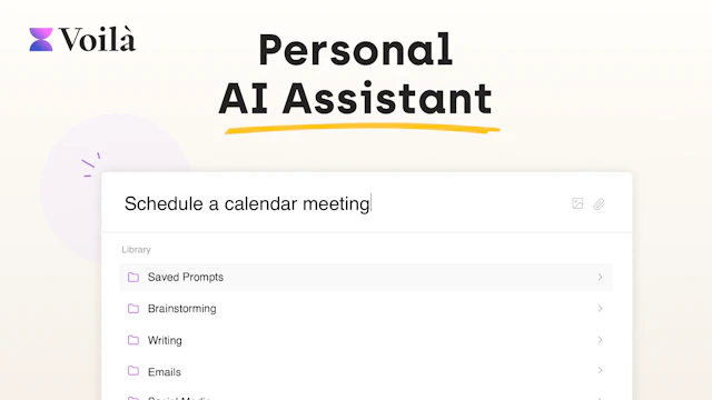 Voila - AI Tool Logo & Interface Preview