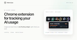 Metrician - AI Tool Profile and Logo Preview
