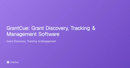 GrantCue - AI Tool Profile and Logo Preview