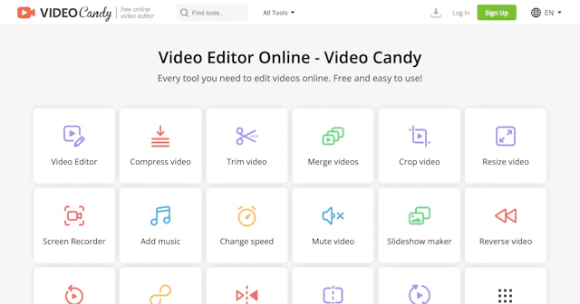 Video Candy - AI Tool Logo & Interface Preview