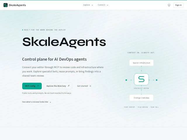 SkaleAgents - Dashboard and Feature Gallery Preview