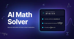 AI Math Solver - AI Tool Profile and Logo Preview