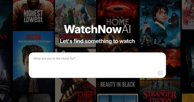 WatchNow AI - AI Tool Logo & Interface Preview