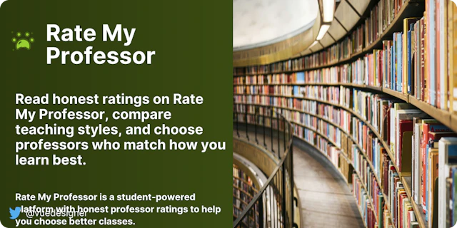 Rate My Professor - AI Tool Logo & Interface Preview