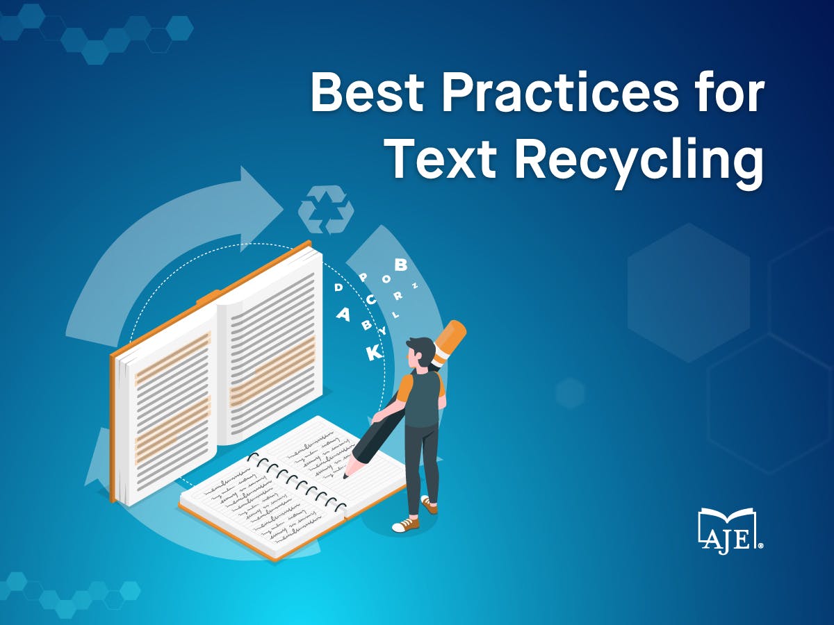 a researcher effectively and ethically using text recycling methods