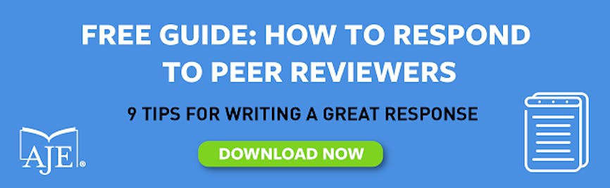 Free guide on how to respond to peer reviewers in research